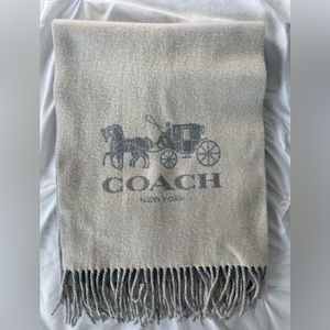 Coach 100% Cashmere scarf